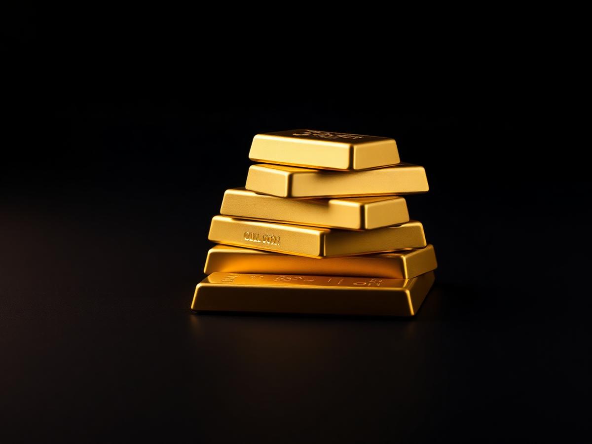 Gold bars representing the Gold account