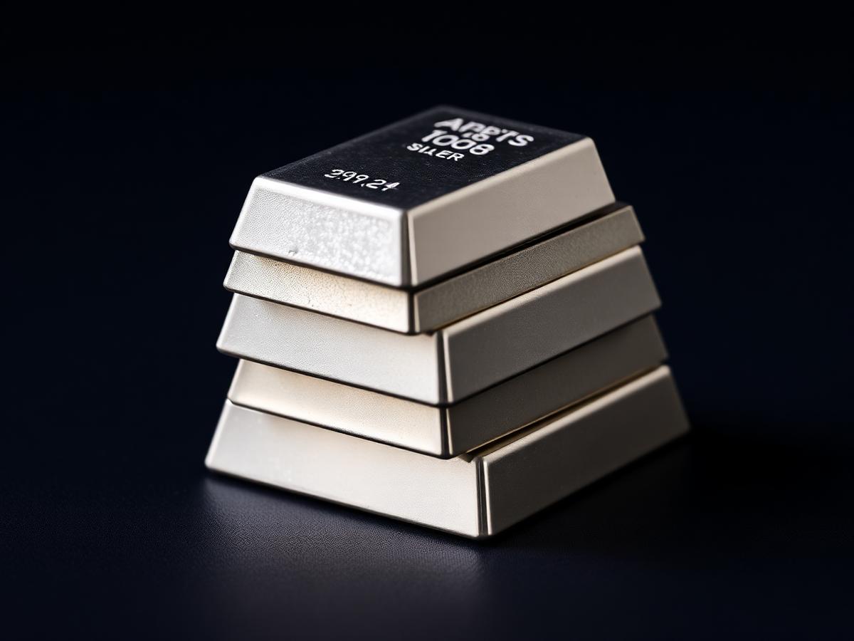 Silver bars representing the Silver account